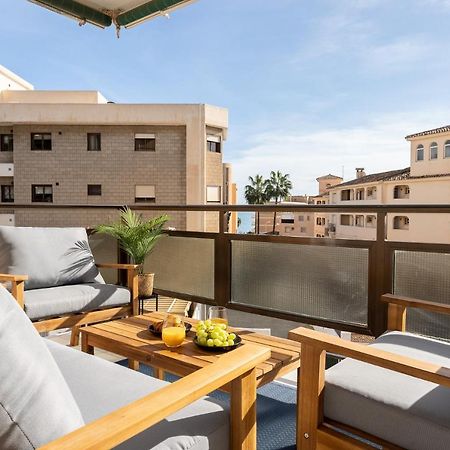 Sea View 2 Bedroom Apartment 2 Min Away From The Beach 托雷莫利诺斯 外观 照片