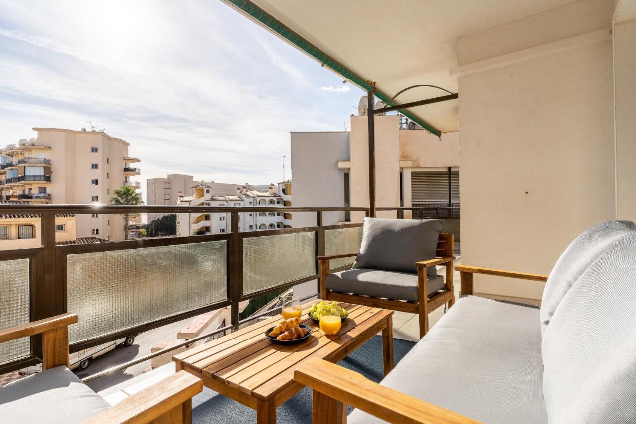 Sea View 2 Bedroom Apartment 2 Min Away From The Beach 托雷莫利诺斯 外观 照片