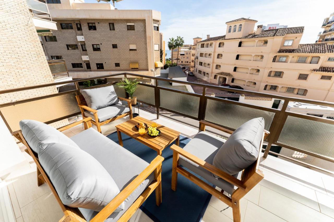 Sea View 2 Bedroom Apartment 2 Min Away From The Beach 托雷莫利诺斯 外观 照片